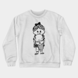 Ice Cream Girl Crewneck Sweatshirt